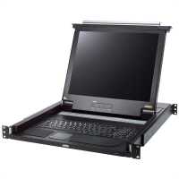 19"-Administrations-Konsole von ATEN CL-1000 - 17"-Monitor, Tastatur und Touchpad