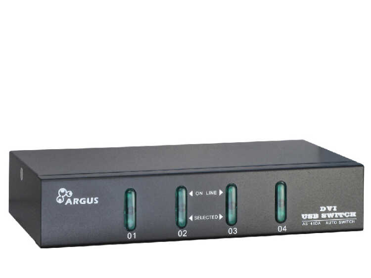 KVM Switch - AS-41DA - DVI - Metall