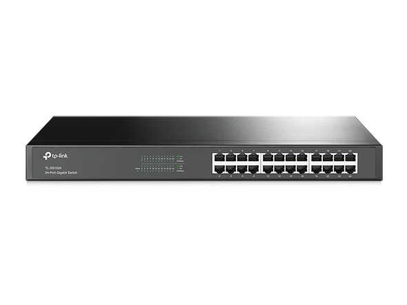TP-LINK JetStream TL-SG1024 - 19"-Gigabit-Switch - 24 Port x 10/100/1000 - unmanaged - lüfterlos