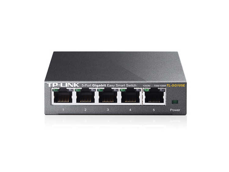 TP-LINK TL-SG105 5-Port Metal Gigabit Switch - Switch - nicht verwaltet
