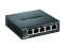 Netzwerk-Switch D-Link DGS-105/E - 5x 10/100/1000TX - IEEE 802.3az EEE kompatibel - lüfterlos - schwarzes Metallgehäuse - Kensington Sicherheits-Slot - ext. Netzteil