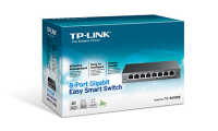 TP-LINK Easy Smart TL-SG108E - 8 Port Gigabit Switch - managed