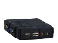 ARGUS Desktop-KVM Switch CS-41UA - Kunststoff - mit 4 Ports