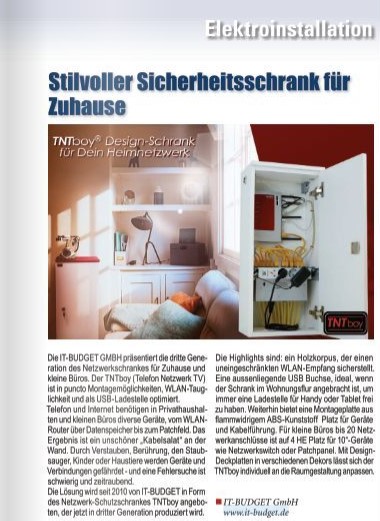 Tntboy Wlan Schrank Telefonschrank Wandverteiler